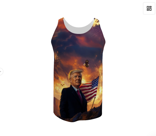 Trump Never Surrender Tank Top